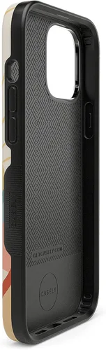 Vista 7 de Casely Funda para iPhone 13 Pro Max Here Comes The Sun Colorblock Sunset Compatible con MagSafe Diseño protector audaz