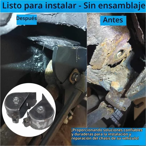 Vista 4 de Kit de reparación de soportes de brazo trasero superior soldado compatible con Chevy Chevrolet Trailblazer GMC Envoy