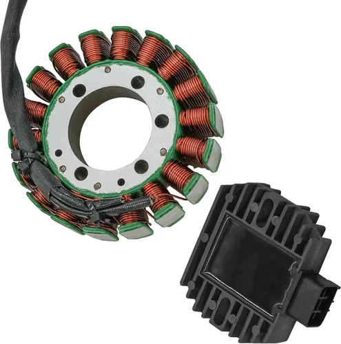 Vista 6 de Caltric Rectificador de estator y regulador compatible con Kawasaki Versys 650 Kle650 2007-2014