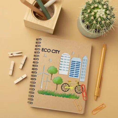 Vista 3 de Troqueles ecológicos para hacer tarjetas, ECO City Building Bike Troquel para álbumes de recortes, papel, manualidades, decoración, álbum