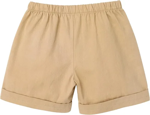 Vista 4 de IWEMEK Disfraz de safari de la selva para el primer cumpleaños de los niños y bebés traje salvaje pantalones cortos tirantes en Y para fotos