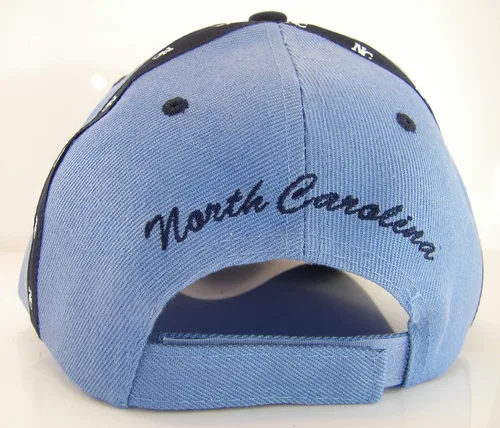 Vista 3 de Gorra de béisbol ajustable de Carolina del Norte