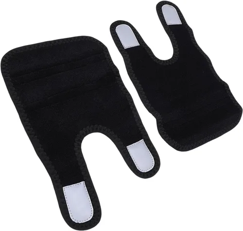 Vista 4 de Jiawu Dog Leg Braces, 1 Pair Adjustable Front Leg Hock Joint Compression Support for Sprain Prevention and Injury Protection Dog Knee Brace, Support