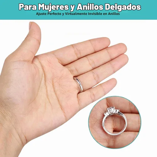 Vista 5 de Medidores de anillos para anillos sueltos, ajustadores de tamaño de anillo