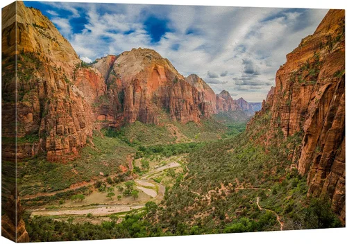 Vista 54 de Juego de lienzos para el hogar, con hermoso paisaje, para decoración de pared, arte modera., 12" x 18