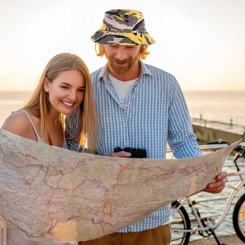 Vista 7 de Bucket Hats for Men Women - Summer Travel Beach Outdoor Sun Hat