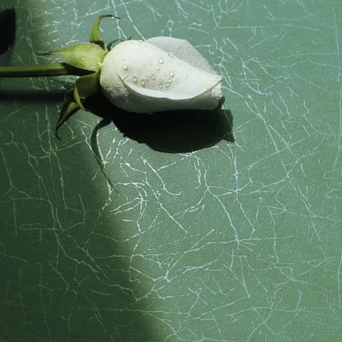 Vista 7 de Safiyya Papel tapiz de seda verde azulado para despegar y pegar, papel de contacto texturizado verde azulado, papel tapiz bohemio para dormitorio