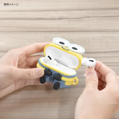 Vista 6 de Gourmandies Despicable Me Series AirPods Pro (2nd Generation) / AirPods Pro Silicone Case Bob MINI-472A