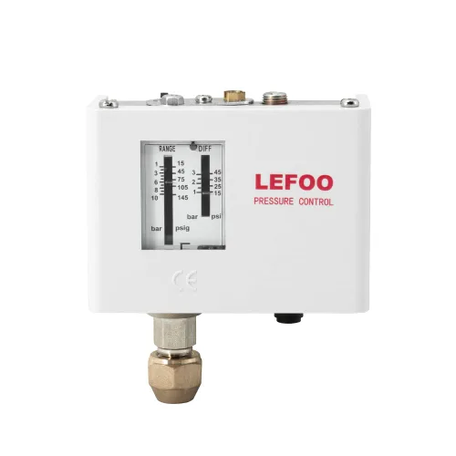 Vista 6 de LEFOO LF5506 Controlador de presión electrónico ajustable único HVAC Interruptor de presión de caldera de vapor Interruptor de presión de bomba