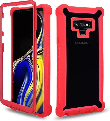 Vista 8 de Asuwish Funda de teléfono para Samsung Galaxy Note 9, a prueba de golpes, dura, a prueba de caídas, protección de cuerpo completo, resistente