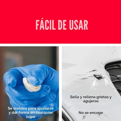 Vista 4 de J-B Weld PlasticWeld, masilla epoxi reparadora de plástico, 2 onzas, 2 onza, Blancuzco