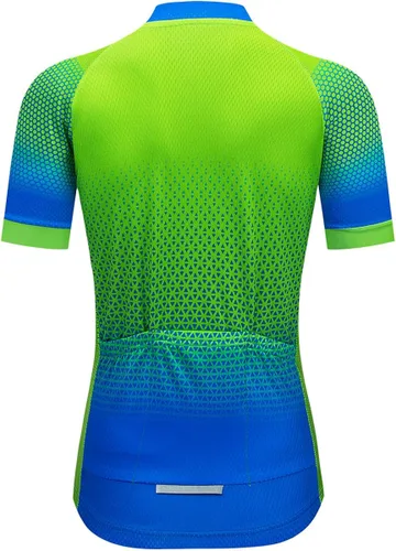 Vista 2 de Hotlion Camiseta de ciclismo para mujer, ropa de bicicleta para carretera, MTB CU66