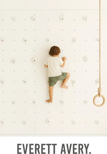 Vista 3 de Everett & Avery Co. Presas de Escalada en Roca Premium - Pared de Escalada en Roca para Niños en Interiores - Presas de Escalada en Roca para Niños