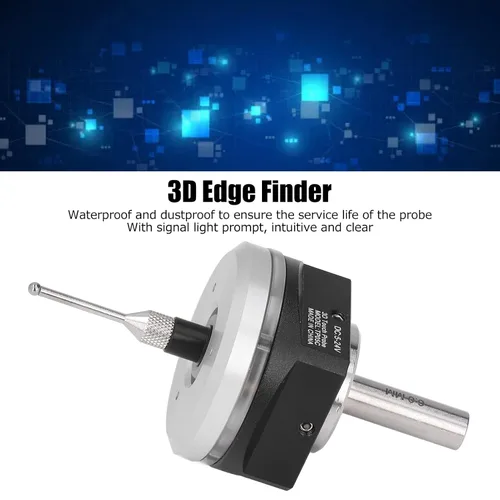 Vista 2 de Buscador 3D CNC, sonda de sensor 3D universal profesional, localizador 3D multifuncional con punta de acero de tungsteno para ejes X, Y y Z