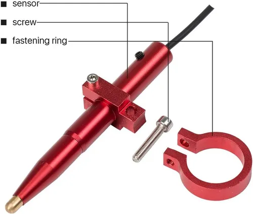 Vista 4 de Cloudray Sensor de enfoque automático Z-Axis para máquina de corte de grabado láser de CO2 motorizada automática de mesa para arriba abajo utilizada