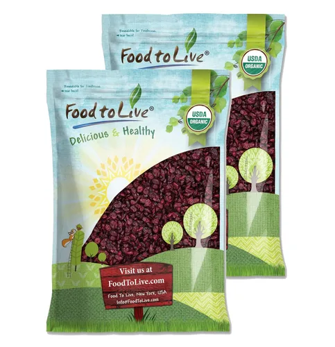 Vista 8 de Food to Live Arándanos Rojos Secos Orgánicos, 5 Libras – Sin OGM, Kosher, Sin Azufre, a Granel