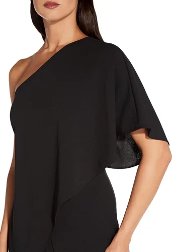 Vista 2 de Adrianna Papell Womens One Shoulder Jumpsuit