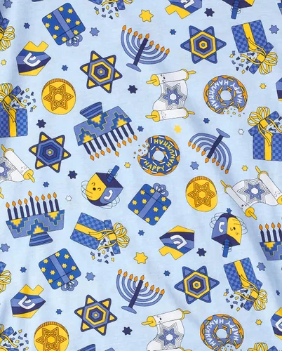 Vista 3 de The Children's Place AdultUnisex-Baby Family Matching, Hanukkah Pajama Sets, Cotton