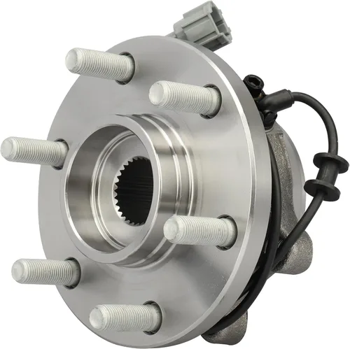 Vista 6 de IRONTEK 515065 Buje de rueda delantera y conjunto de cojinetes 4WD Compatible con Nissan Frontier 2005-2015/Xterra, Pathfinder 2005-2012