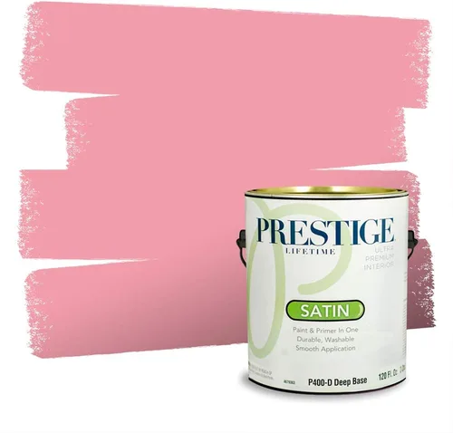 Vista 542 de Prestige Paints Pintura exterior e imprimación en uno, 1 galón, plano, coincidencia comparable de Valspar* Amber Rose*