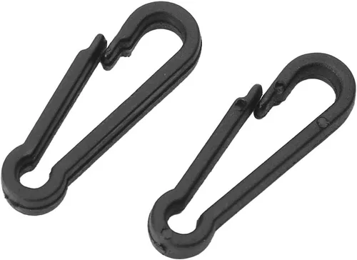 Vista 4 de Freebily 100 piezas de plástico clips ganchos mini hebilla paracord mochila correas bolsa piezas