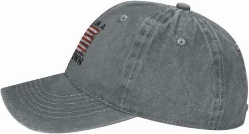 Vista 3 de Gorra de béisbol para hombre, diseño de ciudad pequeña, gorra de béisbol, Gris