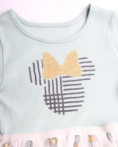 Vista 4 de Disney Vestido Encanto para niñas Vestido Mirabel Encanto para niñas Vestido tutú de princesa para niños pequeños (tamaños 2T-6X)