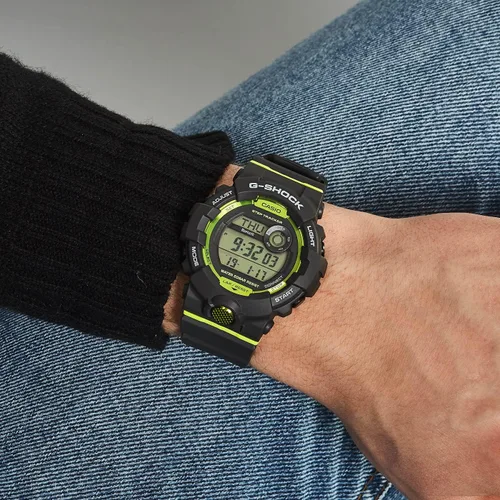 Vista 6 de Casio Reloj digital de cuarzo para hombre con correa de resina