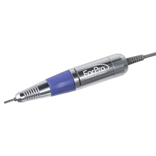 Vista 3 de ForPro Professional Collection BRAVO - Kit de taladro de uñas profesional, morado, taladro eléctrico portátil para uñas artificiales y naturales