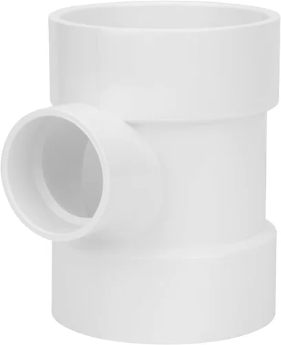 Vista 14 de Paquete de 8 accesorios de tubería de PVC de 1 pulgada x 3/4 pulgadas con codo de 90 grados (enchufe x zócalo) Schedule 40 PVC Slip Reductor 90°