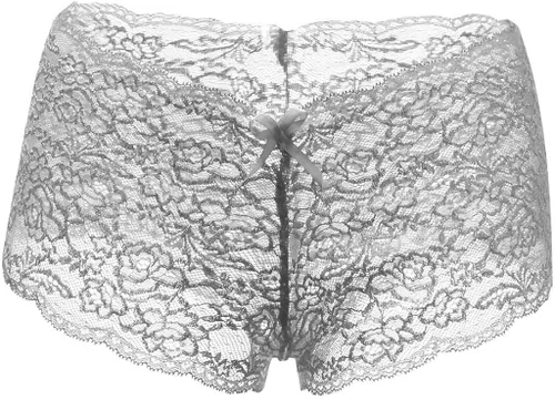 Vista 9 de RHWHOGLL Lencería de talla grande para mujer para sexo travieso sexy de encaje, pantalón corto hipster descarado, paquete de 6