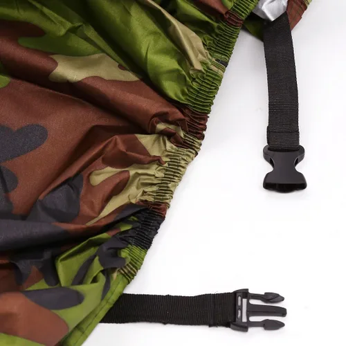 Vista 6 de uxcell L 190T - Funda para motocicleta y scooter camuflaje al aire libre a prueba de polvo de 86 pulgadas para Yamaha
