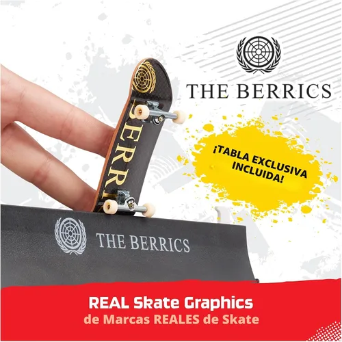 Vista 2 de TECH DECK, The Berrics Transforming Park, X-Connect Park Creator, set de juego plegable de 30 pulgadas de ancho con almacenamiento y monopatín