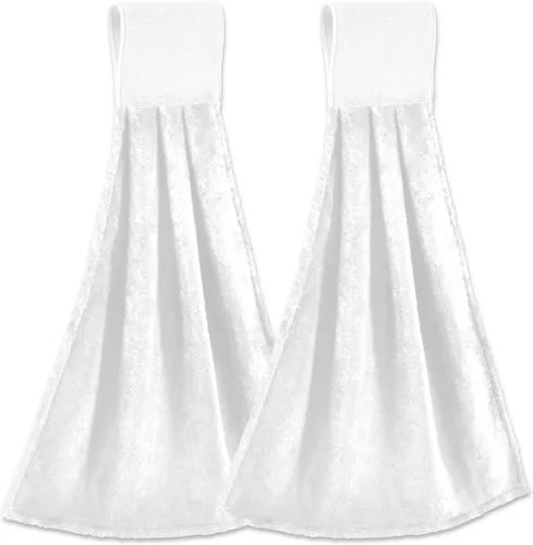 Vista 22 de Juego de 2 toallas de mano amarillas y naranjas, suaves, absorbentes, decorativas, para baño, secado rápido, barra de té, toalla colgante para baño