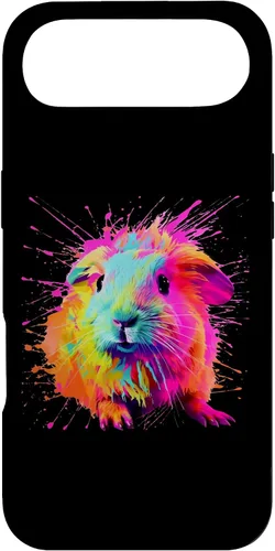 Vista 27 de Splash Paint Guinea Pig Furry Potato Lovers Case for iPhone 16