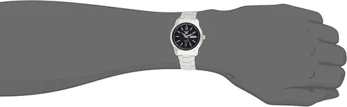 Vista 5 de SEIKO 5 Reloj automático de acero inoxidable con esfera azul SNKP17J1 para hombre, Negro -, Moderno