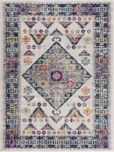 Vista 31 de Hauteloom Morriston - Alfombra tradicional para sala de estar, dormitorio, color gris, 2 x 3 pies