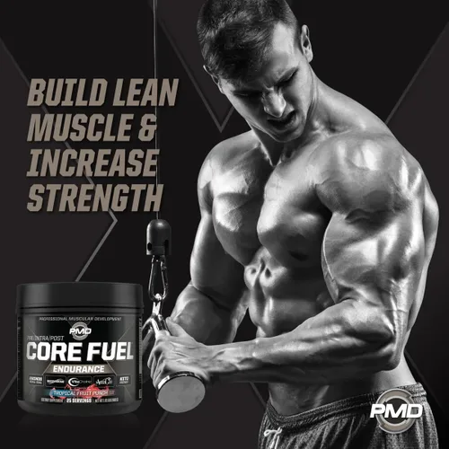 Vista 3 de PMD Sports Core Fuel Resistance, Performance & Recovery - BCAAs, EAA, betalanina, betaína anhidra, glutamina, electrolitos - crecimiento muscular