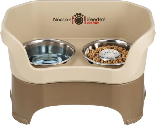 Vista 9 de Neater Pet Brands Neater Feeder Deluxe Cuencos para Perros Elevad os a Prueba de Derrames para Perros Pequeños Menos de 19 lbs, Fabricado en EE.UU.