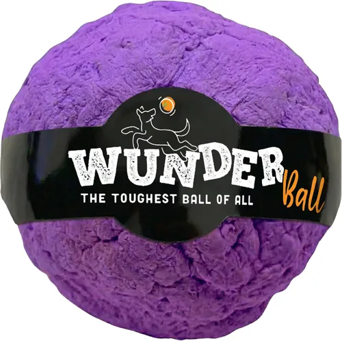 Vista 11 de WACKYwalk'r WUNDERball Juguete de Buscar Duradero para Perros – Pelota de Goma Natural Indestructible, Más Segura que las Pelotas de Tenis, Flota