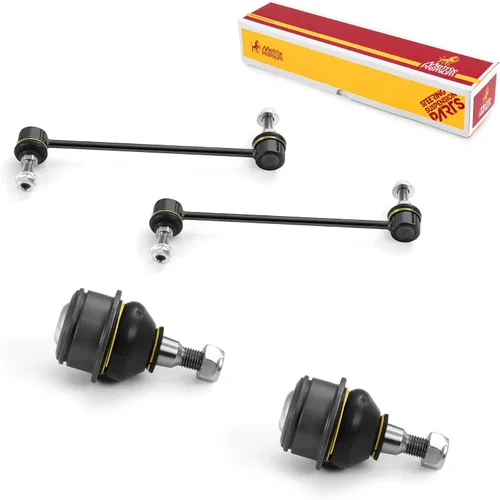 Vista 13 de Metrix Premium Chassis Parts - Juego de 4 piezas de articulación de rótula superior y barra estabilizadora delantera para Ford Ranger RWD 1998-2011