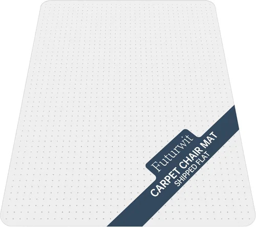 Vista 16 de Tapete para Silla de Oficina para Alfombra, 30" x 48" Tapete Protector de Alfombra de Pelo Bajo para Silla de Oficina, Tapetes de Oficina Bajo