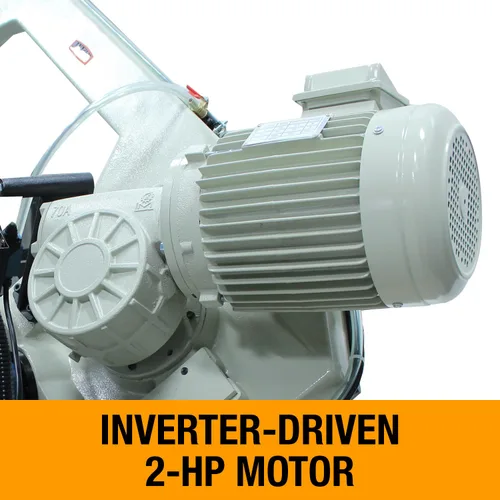 Vista 7 de Baileigh Sierra de cinta de doble inglete de velocidad variable de 10-1/2", 2 HP, 220V 1Ph (modelo BS-350M)