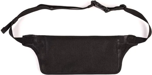 Vista 3 de AquaQuest AquaRoo - Cinturón de dinero, la bolsa de viaje original 100% impermeable, desde 1994, cómodo, ajustable, ligero, color negro, Negro