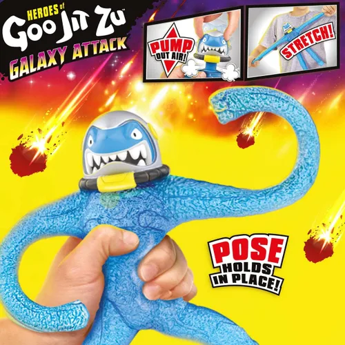 Vista 4 de Heroes of Goo Jit Zu - Figura de acción Galaxy Attack, Pump Power - Air Vac Thrash, multicolor (41223)