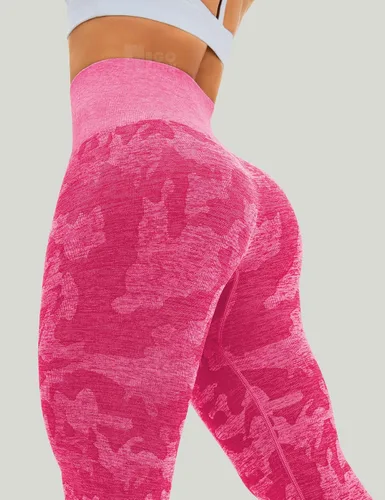 Vista 5 de HIGORUN - Leggings sin costuras para mujer, moldeadores, con diseño gráfico de sonrisas, de cintura alta, para el gimnasio, yoga o hacer ejercicio