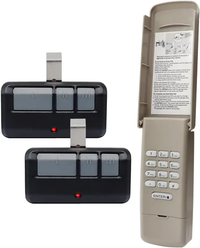 Vista 8 de para Teclado de Apertura de Garaje 877LM, Compatible con Apertura Craftsman/Liftmaster/Chamberlain Producido desde 1993, Entrada Inalámbrica sin