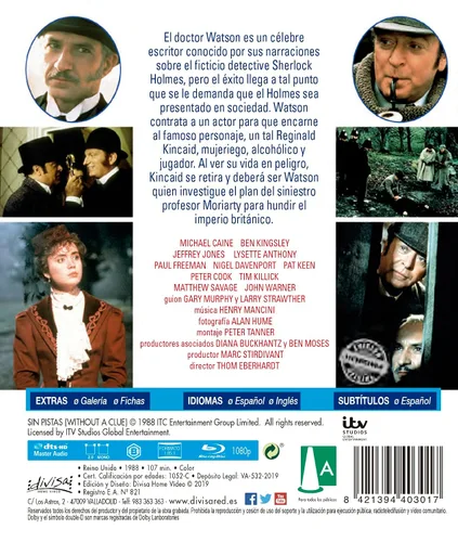 Vista 2 de Without a Clue - Sin pistas (Non USA Format)