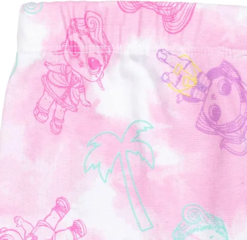 Vista 5 de L.O.L. Surprise! Conjunto de camiseta gráfica y pantalones cortos de bicicleta para niñas de niños pequeños a niños grandes