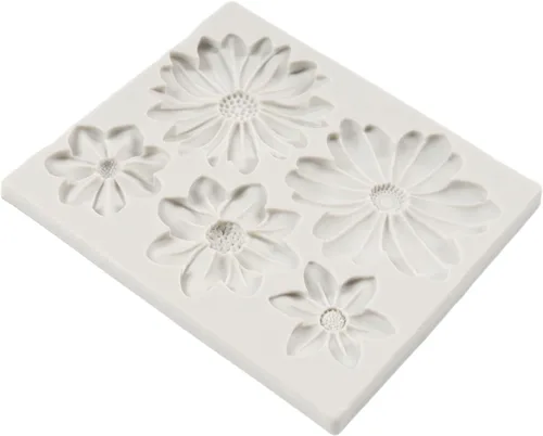 Vista 5 de Molde de silicona para flores de crisantemo para fondant de flores Estilo a